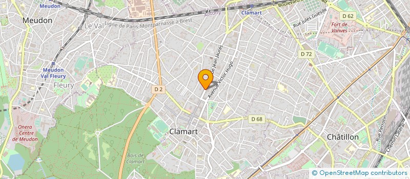 localisation de l'entreprise MADAME HONORINE RANSON  CLAMART