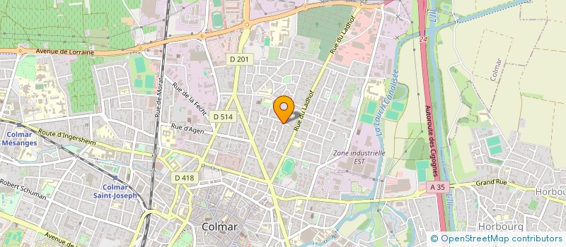 localisation de l'entreprise MADAME HONORINE RASIZAMANANA  COLMAR