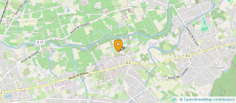 localisation de l'entreprise MADAME HONORINE SEVERI  CAVAILLON