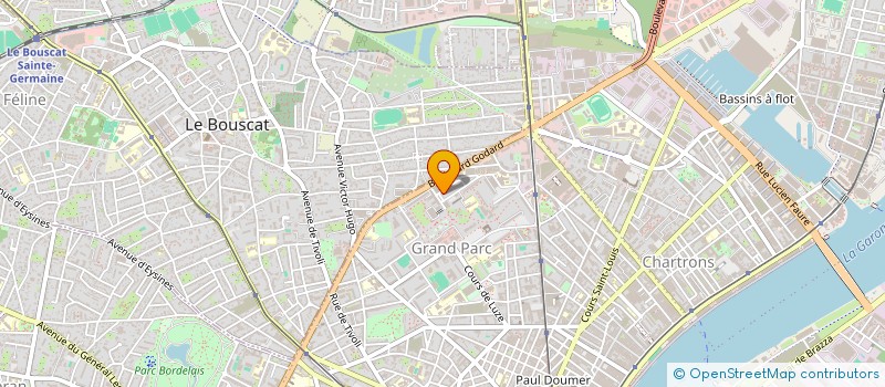 localisation de l'entreprise MADAME HONORINE TCHATCHOUA NGUETCHOU  BORDEAUX