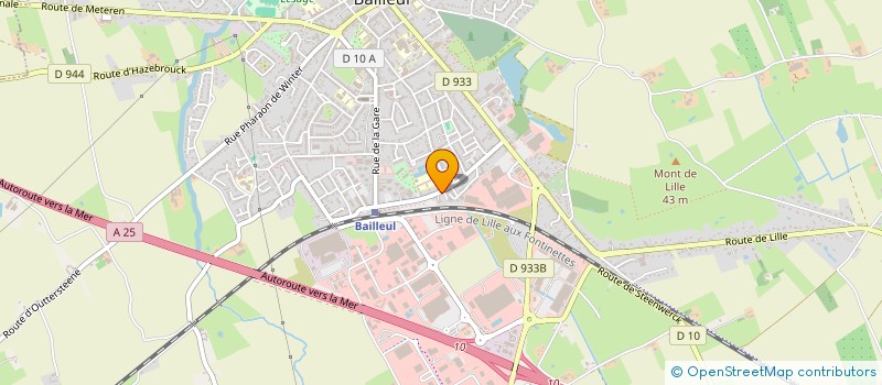 localisation de l'entreprise MADAME HONORINE VANPOUILLE à BAILLEUL