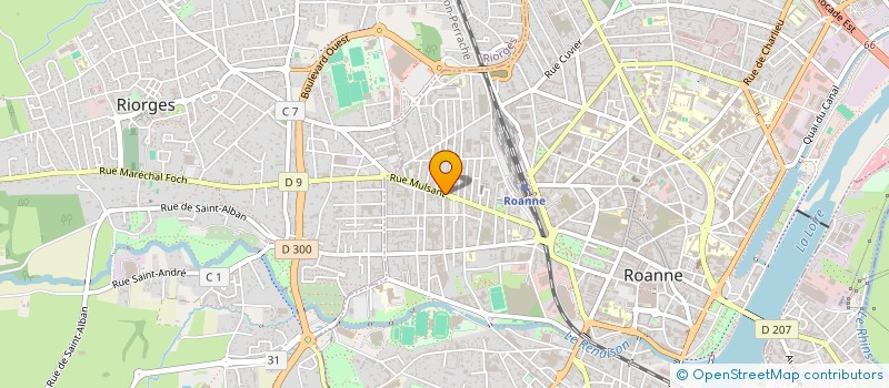 localisation de l'entreprise MADAME HOPE ISHMAEL-RAPACZ à ROANNE