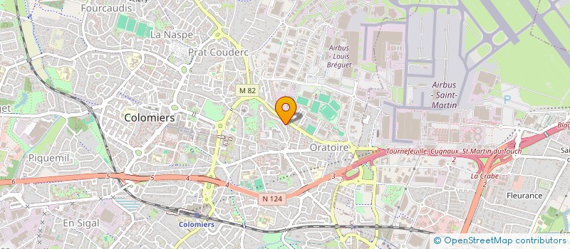 localisation de l'entreprise MADAME HOPE MARTINEZ à COLOMIERS