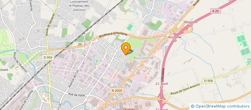 localisation de l'entreprise MADAME HORIA KSAKASS  MONTAUBAN