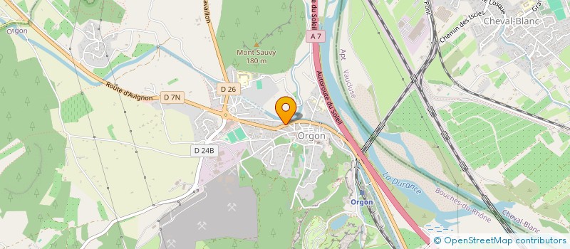 localisation de l'entreprise MADAME HORIA ZERKANI  ORGON