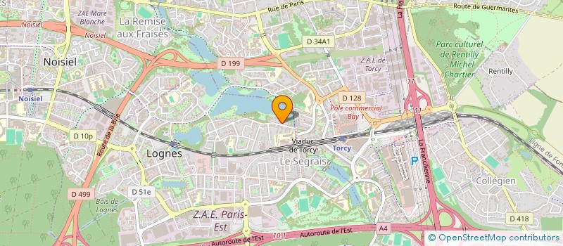 localisation de l'entreprise MADAME HORLINE TAGNE MATENE à LOGNES