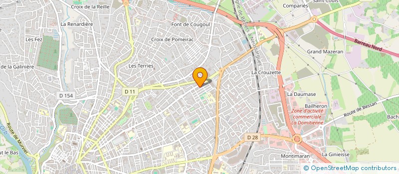 localisation de l'entreprise MADAME HORTENCE NGO NSOGA à BEZIERS