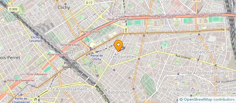 localisation de l'entreprise MADAME HORTENCE TCHEUTCHOUA  PARIS