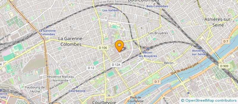 localisation de l'entreprise MADAME HORTENSE ATTAL à COURBEVOIE