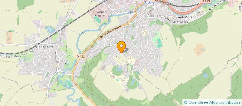 localisation de l'entreprise MADAME HORTENSE BETIANA  ALTKIRCH