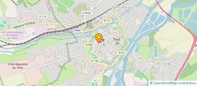 localisation de l'entreprise MADAME HORTENSE BILEHOU  TOUL