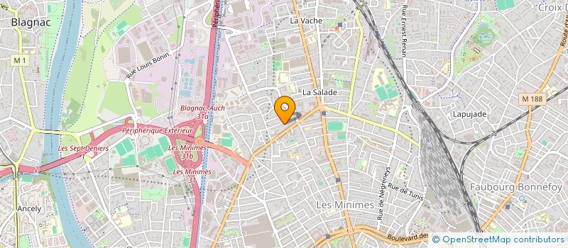 localisation de l'entreprise MADAME HORTENSE BRASSART  TOULOUSE