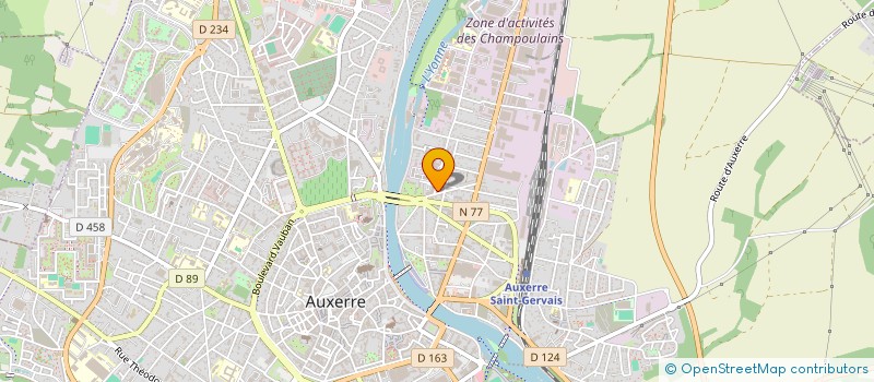 localisation de l'entreprise MADAME HORTENSE CARASSOU à AUXERRE