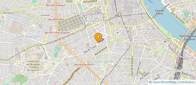 localisation de l'entreprise MADAME HORTENSE CUGNET  BORDEAUX