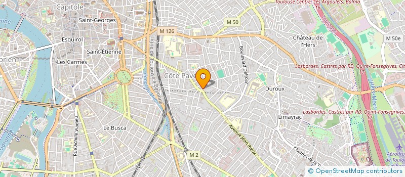 localisation de l'entreprise MADAME HORTENSE DUBOUT à TOULOUSE