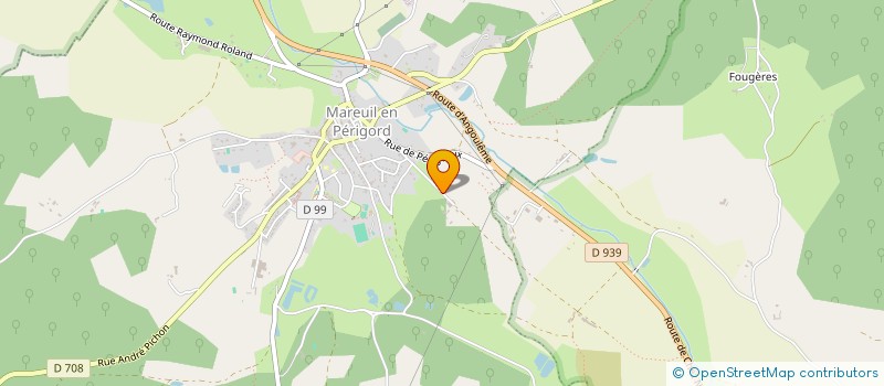 localisation de l'entreprise MADAME HORTENSE DUPIN DE SAINT CYR  MAREUIL EN PERIGORD