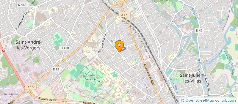 localisation de l'entreprise MADAME HORTENSE FLOGNY  TROYES