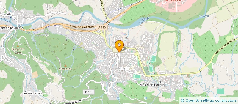 localisation de l'entreprise MADAME HORTENSE FONG WENG  CERET