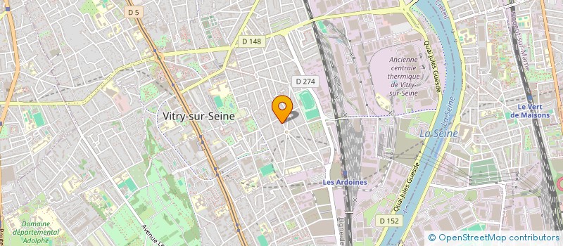 localisation de l'entreprise MADAME HORTENSE GERSTER  VITRY-SUR-SEINE