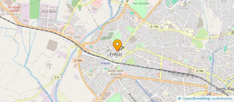 localisation de l'entreprise MADAME HORTENSE JOLIVET à FREJUS