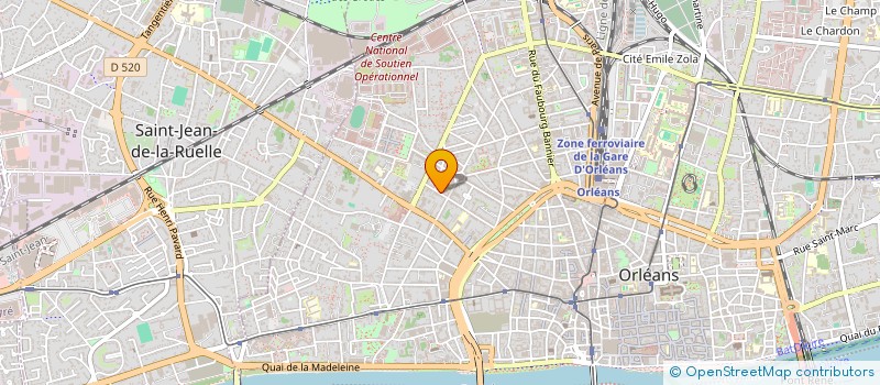 localisation de l'entreprise MADAME HORTENSE LAMOUR DE CASLOU à ORLEANS