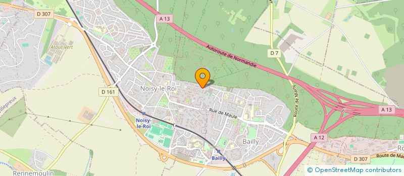 localisation de l'entreprise MADAME HORTENSE LANAVERE  NOISY-LE-ROI