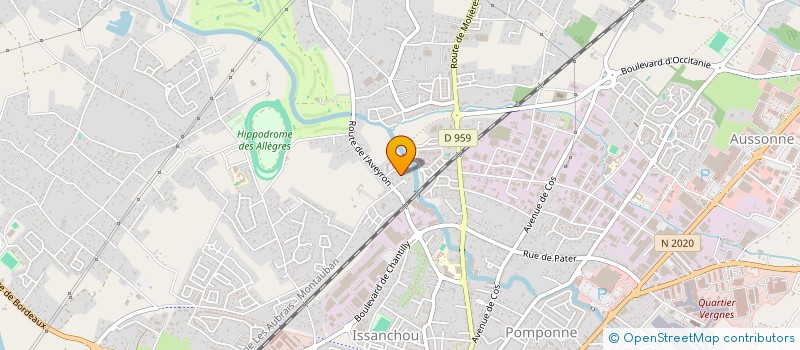 localisation de l'entreprise MADAME HORTENSE LASSERRE  MONTAUBAN