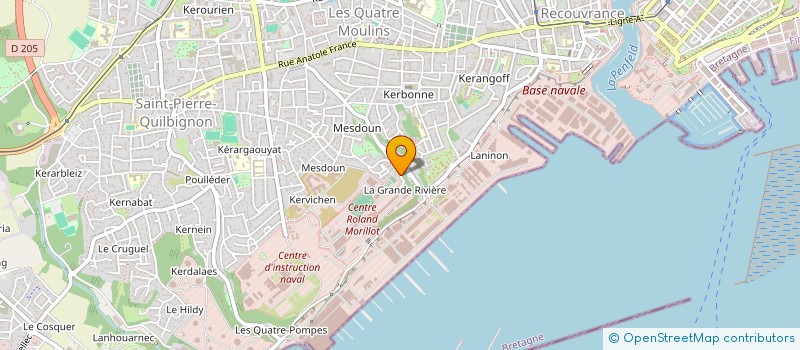 localisation de l'entreprise MADAME HORTENSE LE CALVEZ à BREST