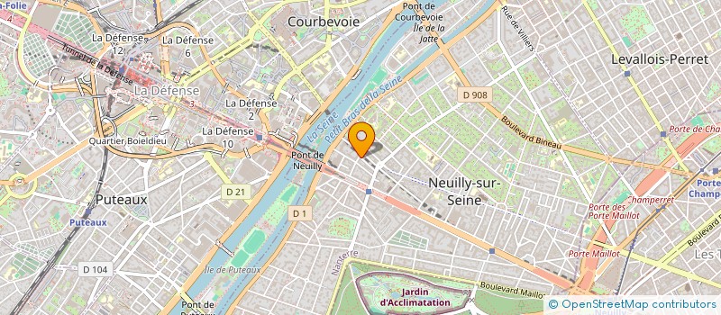 localisation de l'entreprise MADAME HORTENSE MARIE D'OCAGNE à NEUILLY-SUR-SEINE