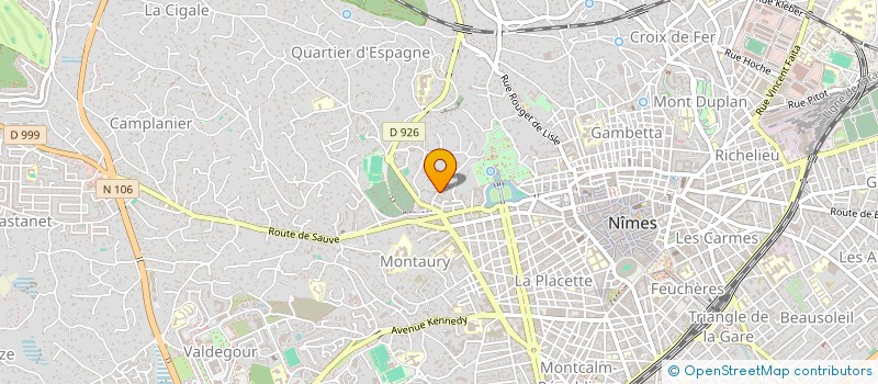 localisation de l'entreprise MADAME HORTENSE NICOLET  NIMES