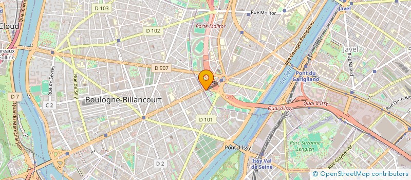 localisation de l'entreprise MADAME HORTENSE PAGNARD à BOULOGNE-BILLANCOURT