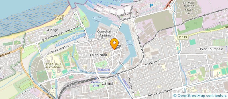 localisation de l'entreprise MADAME HORTENSE PERREAUT  CALAIS