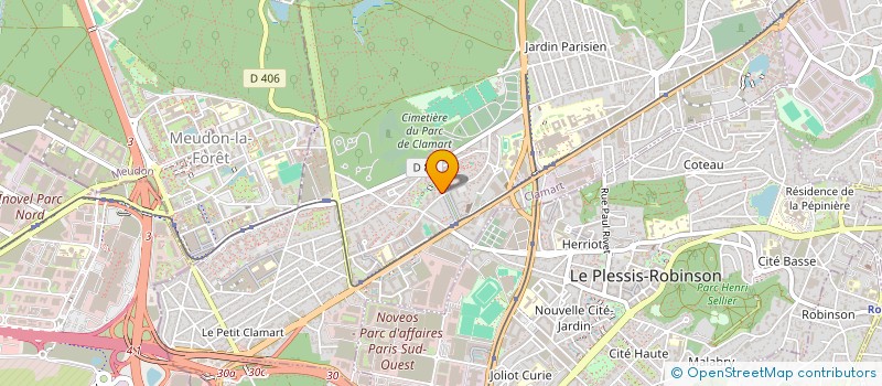 localisation de l'entreprise MADAME HORTENSE PREGNON à CLAMART