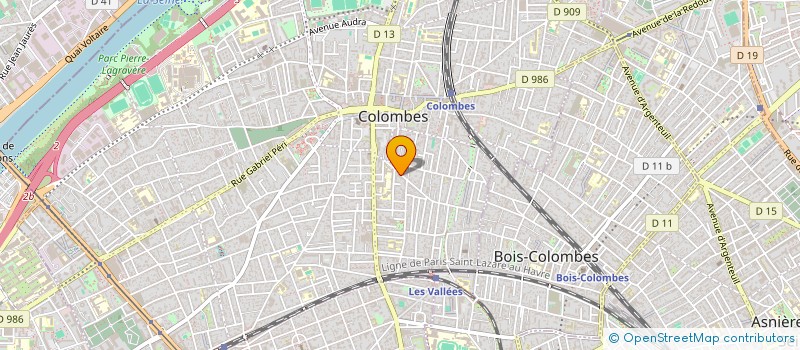 localisation de l'entreprise MADAME HORTENSE REMY-NERIS à COLOMBES