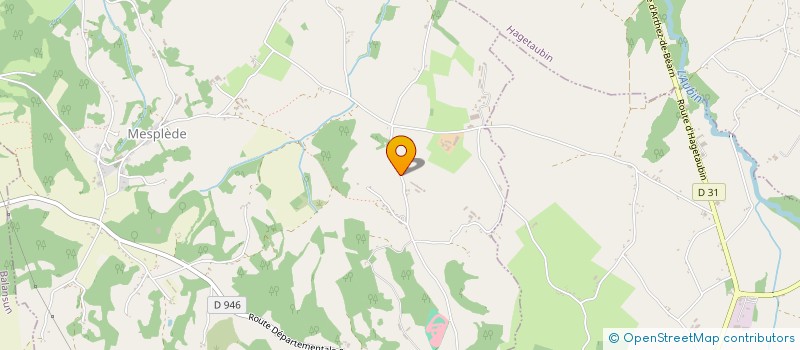localisation de l'entreprise MADAME HORTENSE REYNARD  MESPLEDE