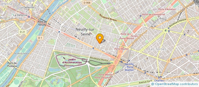localisation de l'entreprise MADAME HORTENSE ROSSI à NEUILLY-SUR-SEINE