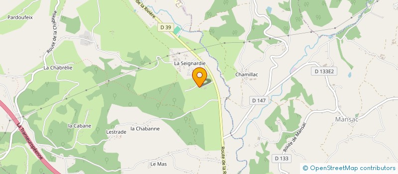 localisation de l'entreprise MADAME HORTENSE RUIZ GUTIEREZ  BRIGNAC-LA-PLAINE