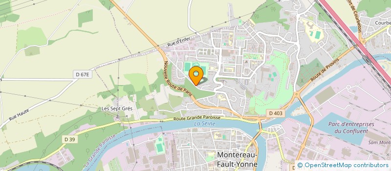 localisation de l'entreprise MADAME HORTENSE TCHUISSEU  MONTEREAU-FAULT-YONNE