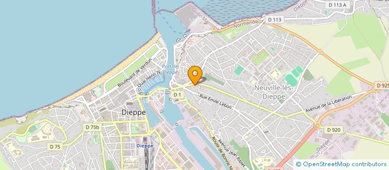 localisation de l'entreprise MADAME HORTENSIA FOLLIOT  DIEPPE