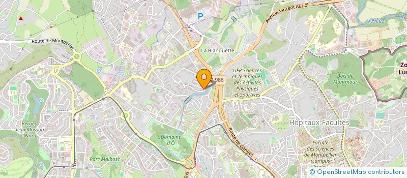 localisation de l'entreprise MADAME HOTURAU HANERE à MONTPELLIER