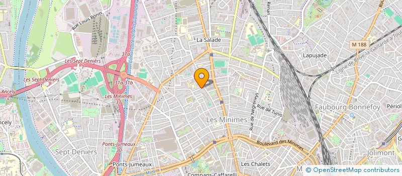 localisation de l'entreprise MADAME HOUARI BENLARBI  TOULOUSE