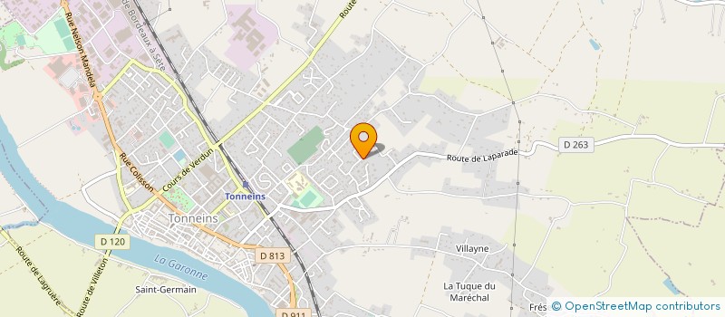 localisation de l'entreprise MADAME HOUARI CHMANTI  TONNEINS