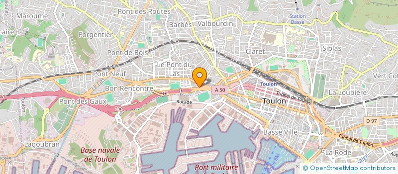 localisation de l'entreprise MADAME HOUARIA MISSOUM  TOULON