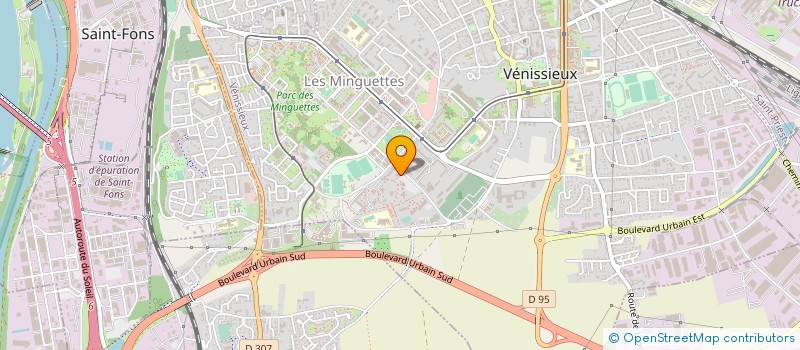 localisation de l'entreprise MADAME HOUCINE TALMOUDI  VENISSIEUX