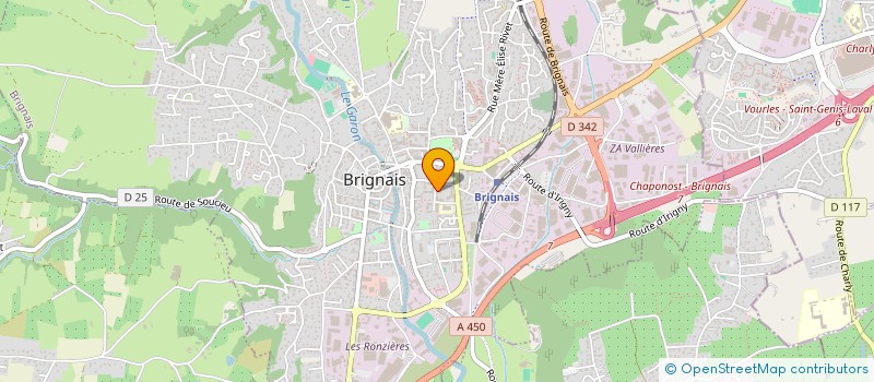 localisation de l'entreprise MADAME HOUDA ADDA à BRIGNAIS
