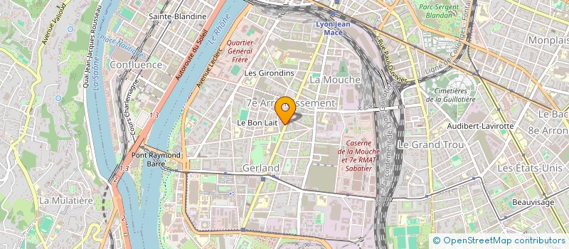 localisation de l'entreprise MADAME HOUDA ADJIRI  LYON