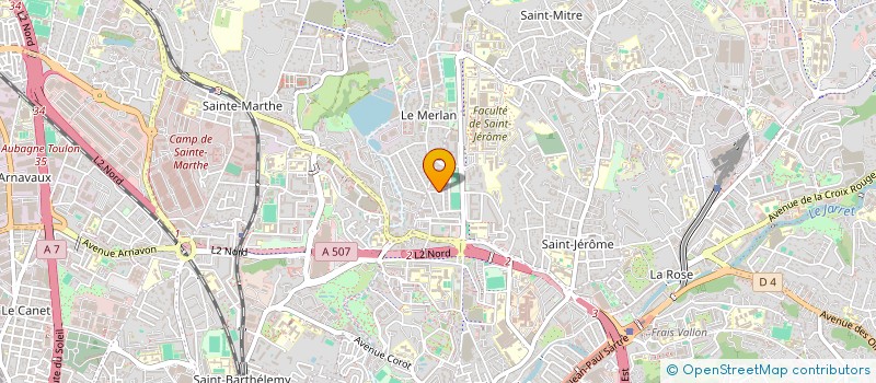 localisation de l'entreprise MADAME HOUDA BERRIRI à MARSEILLE 13EME