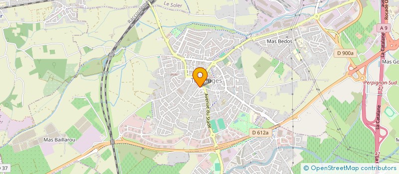 localisation de l'entreprise MADAME HOUDA BOUGANA SALMI  TOULOUGES