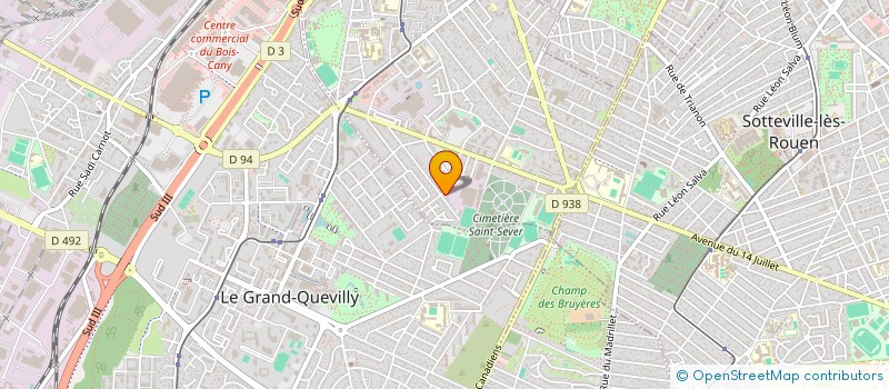 localisation de l'entreprise MADAME HOUDA CHAIB  LE PETIT-QUEVILLY