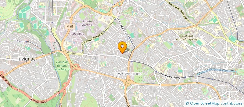localisation de l'entreprise MADAME HOUDA CHAIL à MONTPELLIER
